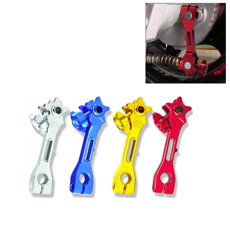 Motorcycle Rear Brake Pedal Lever, CNC Aluminum Alloy Rear Brake Rocker Arm, Wear-Resistant Motorcycle Brake Lever