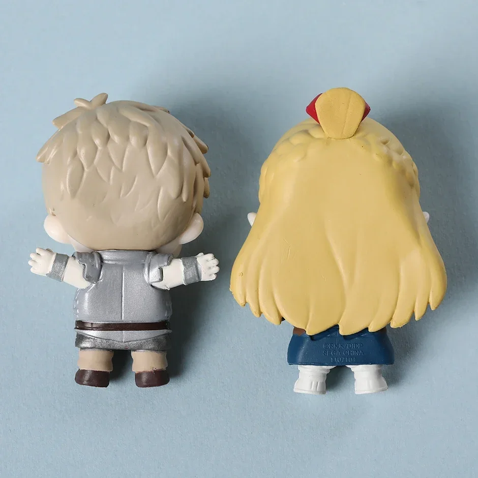 Delicious in Dungeon Laios Touden Marcille Mini Mascot PVC Anime Figure Collectible Doll Model Toy Gift