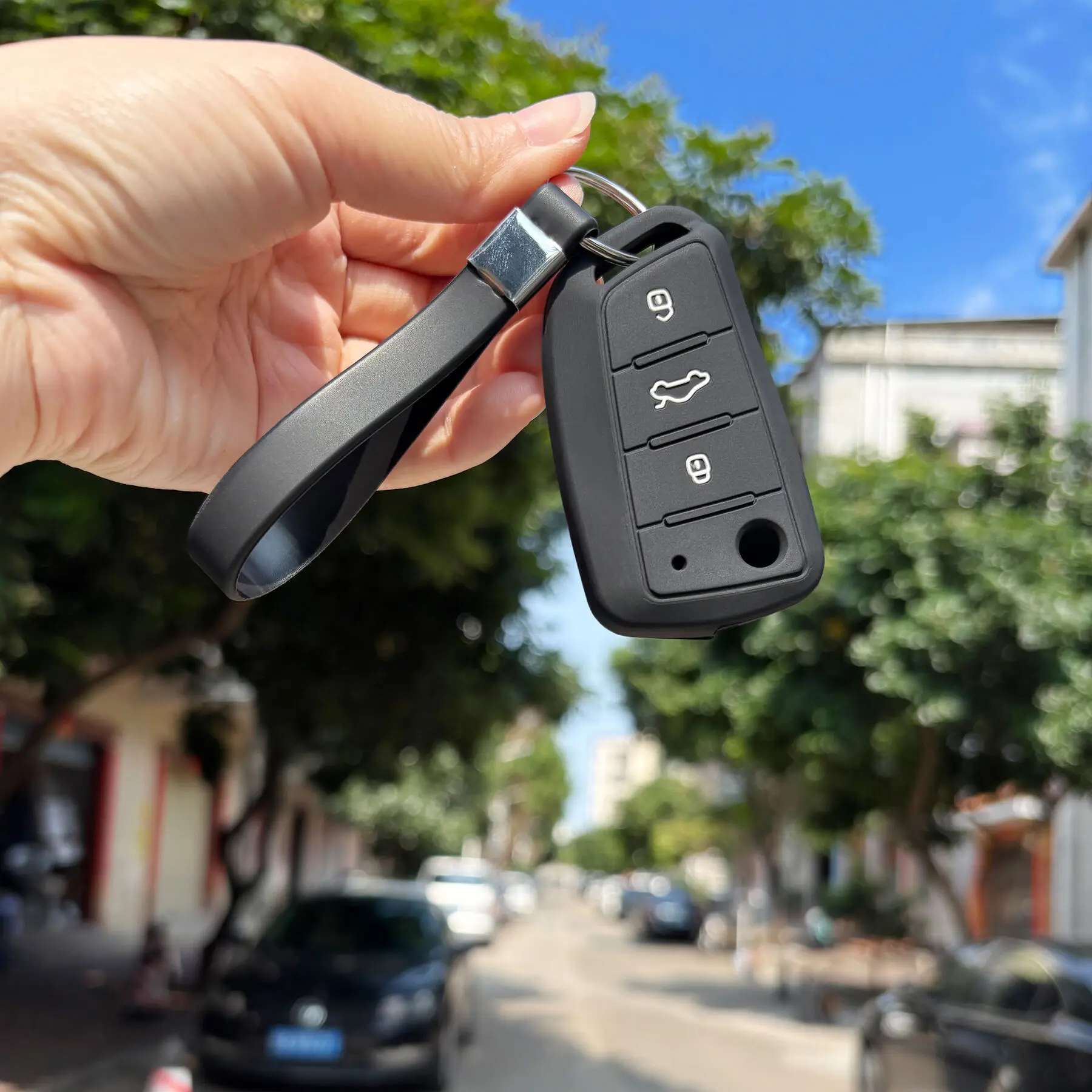 Soft Key Cover Case For JAC S3 S4 S5 S7 S2 Refine R3 A5 3 HUNTER Pickup IEVS4 IEV7S Fob Protector Keychain Holder Accessories