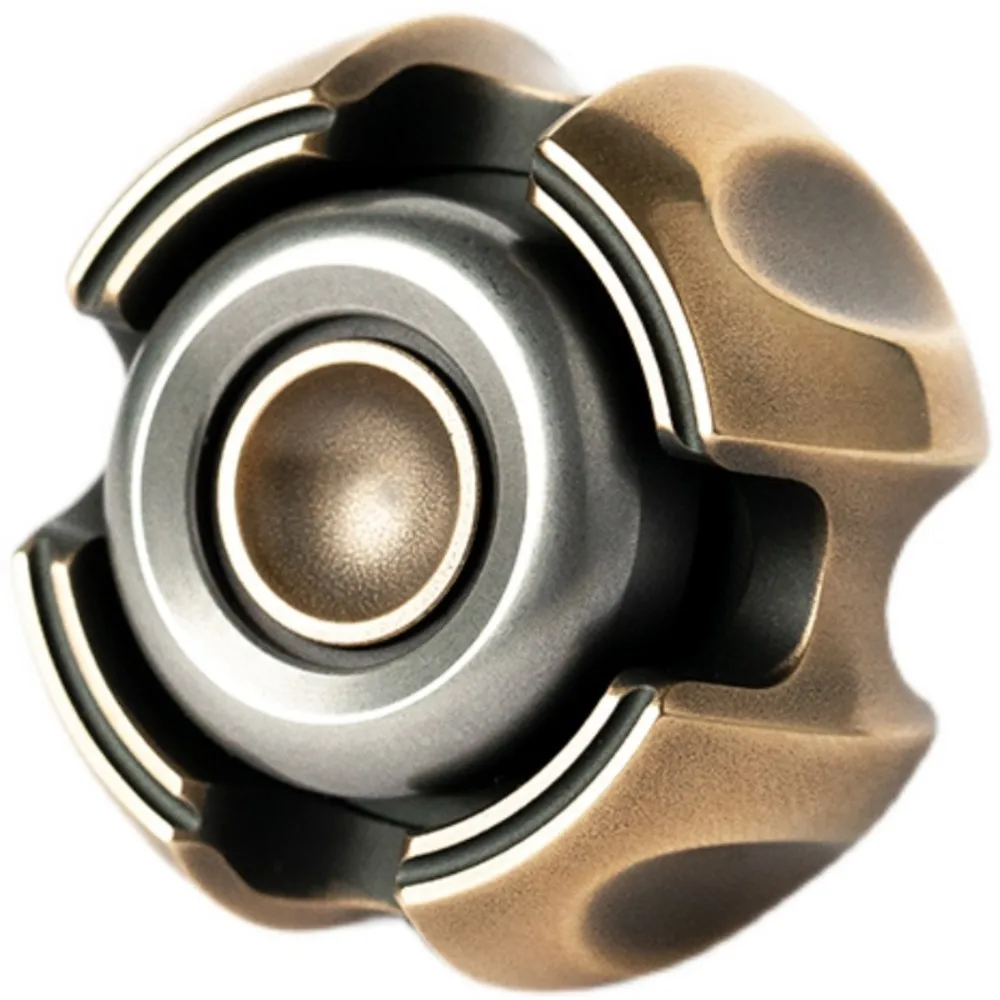 LAUTIE Fingertip Gyro NOIZ C-NANO EDC Out Of Print Decompression Luminous Toy Metal Fidget Toy Hand Fidget Best Fidget Toys