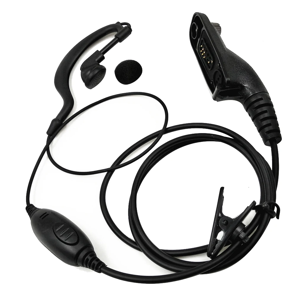 PTT Earpiece Headset Mic for Xir P8268 P8668 APX6000 APX7000 APX2000 DP3400 DP3600 DP4400 DP4800 DGP6150 Walkie Talkie