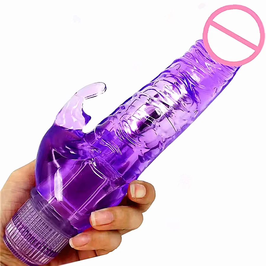 Realistico vibratore del dildo multi-frequenza vibratore del coniglio stimolazione del clitoride masturbazione giocattoli del sesso per le donne forniture per adulti