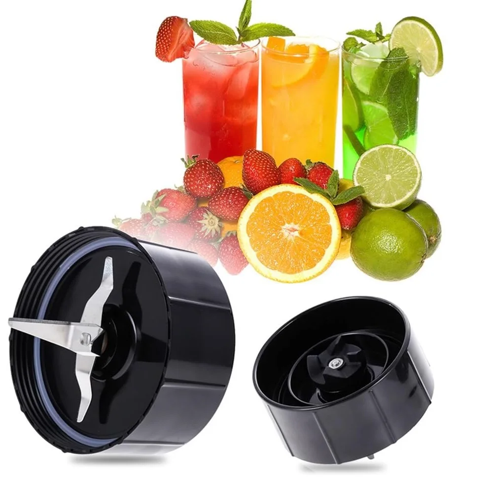 Vervangend plat mes, compatibel met originele Magic Bullet Blender Mixer Juicer MB1001 250W kruisvormige kruiskop