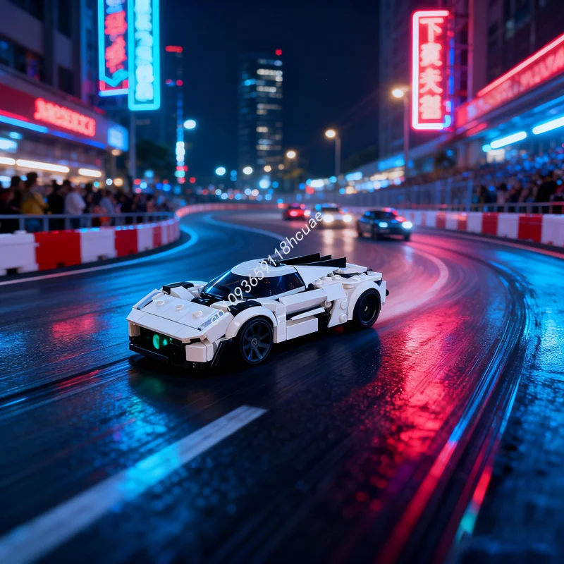 

239 шт. MOC Jesko Абсолют, вдохновленный городом, модель здания, строительные блоки, сборка, идея «сделай сам», рождественские подарки, развивающие игрушки, кирпич