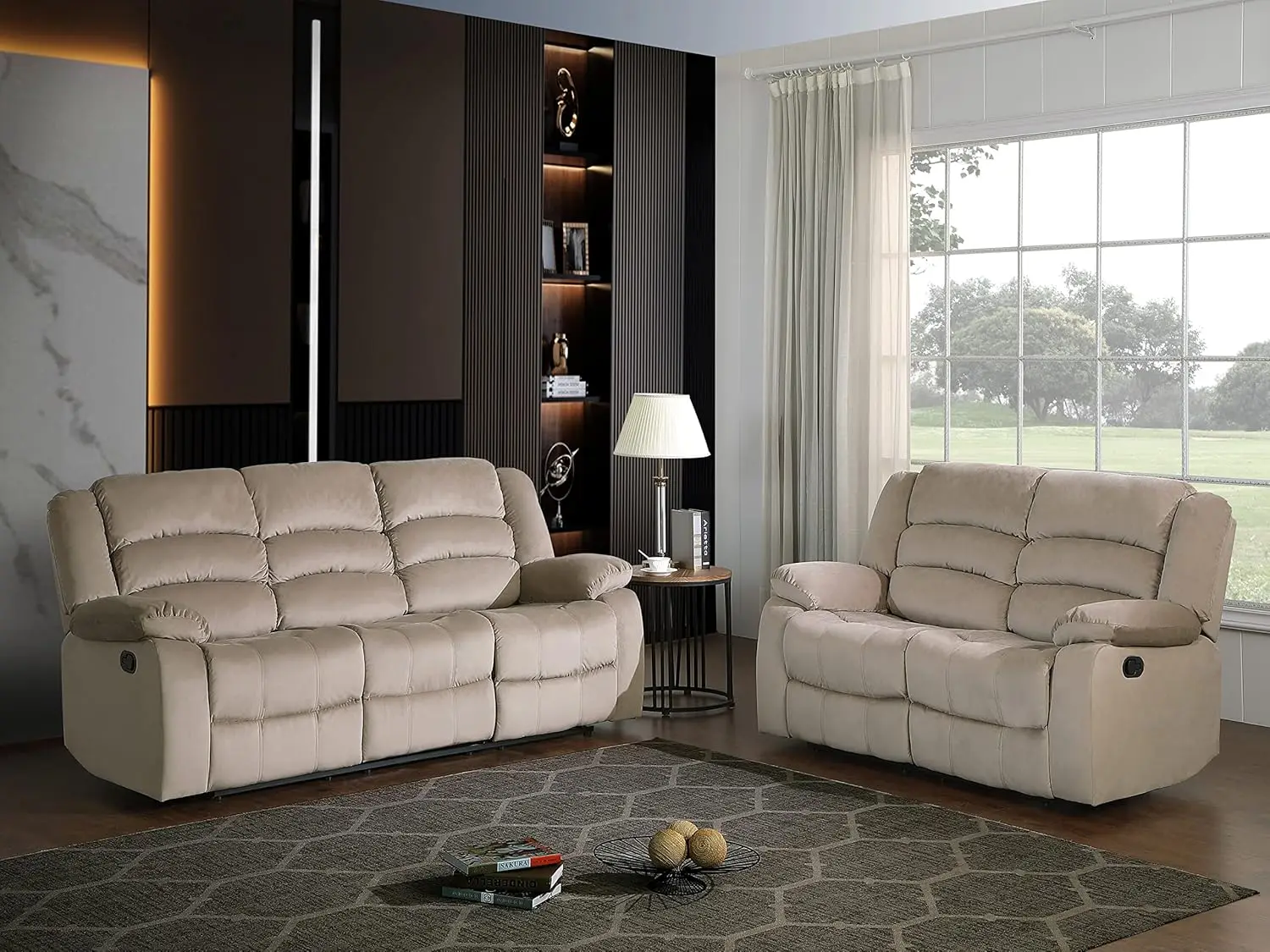 Modern Recliner Chair for Living Room and Home Theater, 60