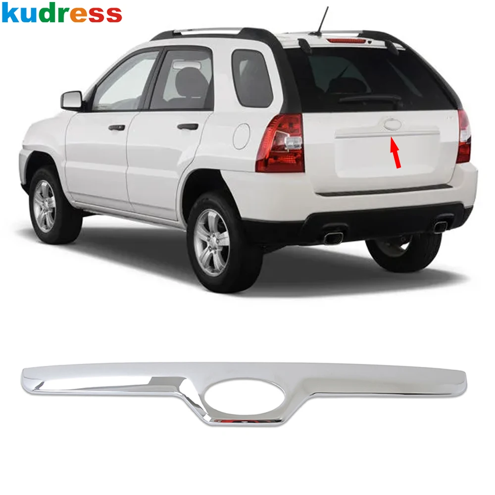 

Rear Trunk Lid Cover Trim For Kia Sportage 2005 2006 2007 2008 2009 Chrome Car Tailgate Back Door Molding Strip Accessories