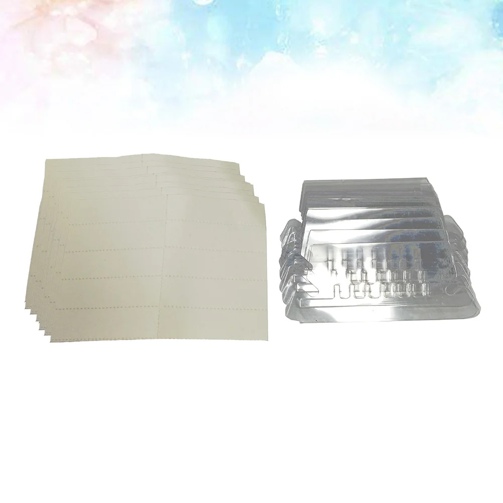 

200Pcs Hanging File Folder Plastic Document Holder Suspension Organizer for Office Home Medical Financial Statement