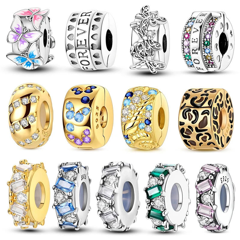 

Шармы-клипсы из серебра 925 пробы в стиле ретро с изображением стрекозы, подходят для оригинальных браслетов и ожерелий 3 мм, женские украшения для самостоятельного изготовления, подарки