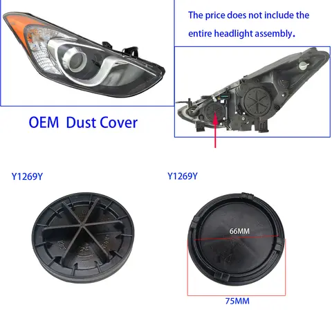 10 best sales hyundai i30 headlight cover - №10
