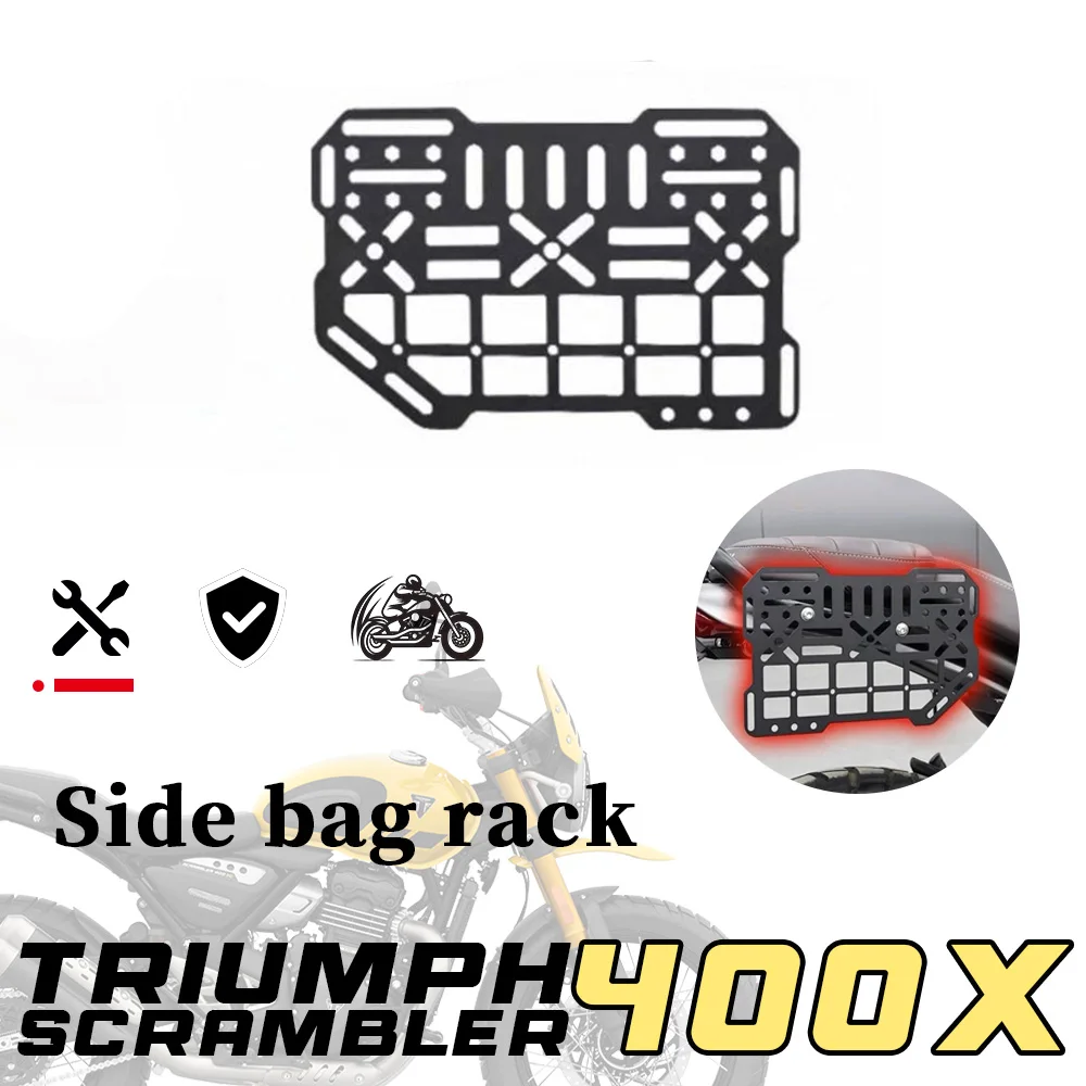 

Боковая стойка для сумок TRIUMPH SCRAMBLER 400 X Бампер Боковые сумки Стойка Лобовое стекло Высокое крыло 400 X Scrambler
