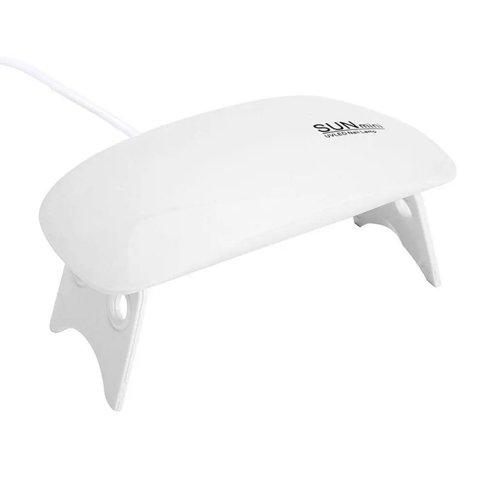 Nuevo Mini secador de uñas LED luz UV lámpara de manicura portátil para el hogar con Cable USB para herramienta de manicura para uñas a base de Gel