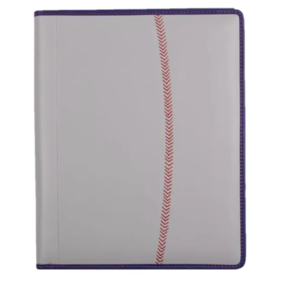 

Rawlings Baseball Stitch Padfolio Organizer Interview Resume Folder + Business Card Holder Multiple Colors