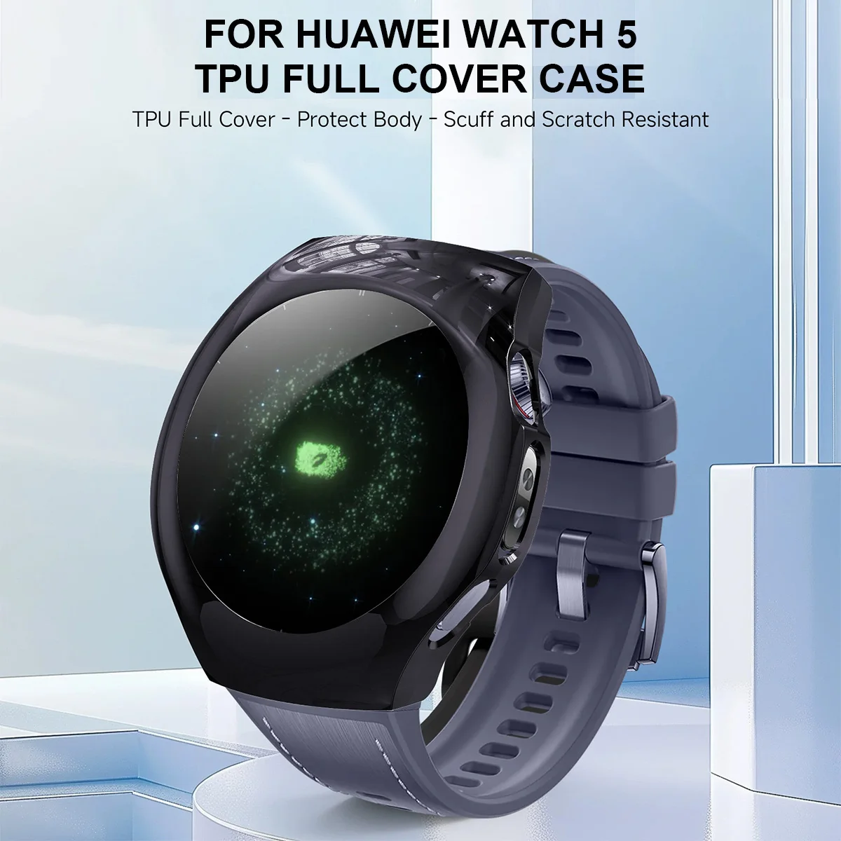 Custodia morbida per orologio per Huawei Watch 5 42MM 46MM placcatura paraurti guscio protezione schermo custodia Smartwatch accessori