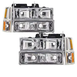 Headlight Head Light for Chevrolet Chevy C/K 1500 2500 3500 1994 1995 1996 1997 1998 1999 Without Light