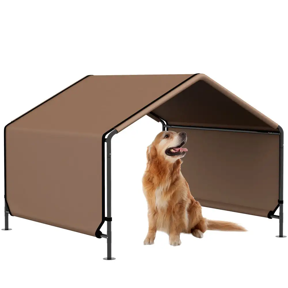 

PawHut Dog Shade Shelter, Portable Pet Tent, Water Resistant Dog House for Shade Protection, Outdoor, Garden, Patio, Backyard, B