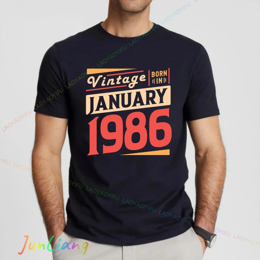 جديد رائع منذ 1986 - 40th عيد ميلاد ريترو كلاسيكي تي شيرت موضة طبعة جديدة تي شيرت 2026 السنة الجديدة حفلة هدية المحملة #5