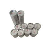 Sample 10PCS Valplast Dentures Aluminum Cartridges Full Filled with Resin Material White for Flexible Denture