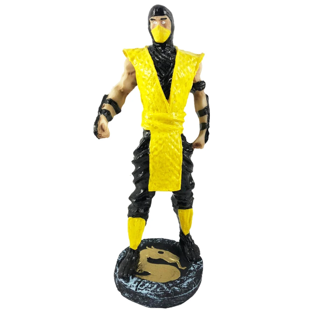 Scorpion Ninjas Mortal Kombat 18cm Collectible Miniature Resin Statue Figure