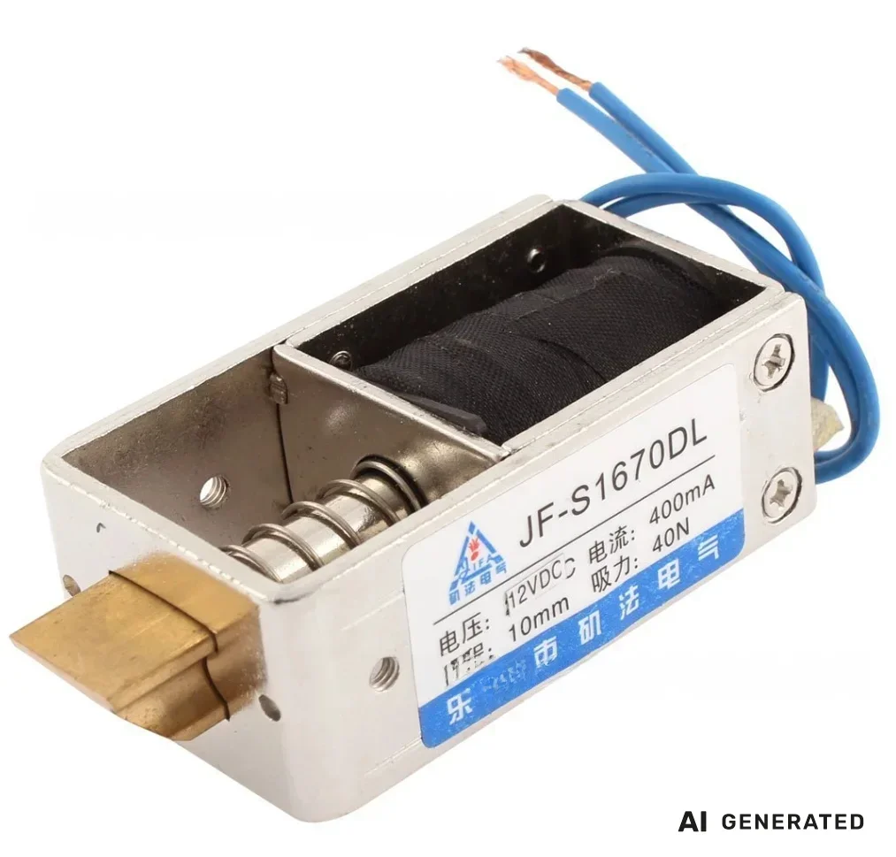 Frame-Type DC Electromagnet JF-S1670DL for Door Lock 12V/24V Electromagnetic Absorber with Frame for Security Hardware