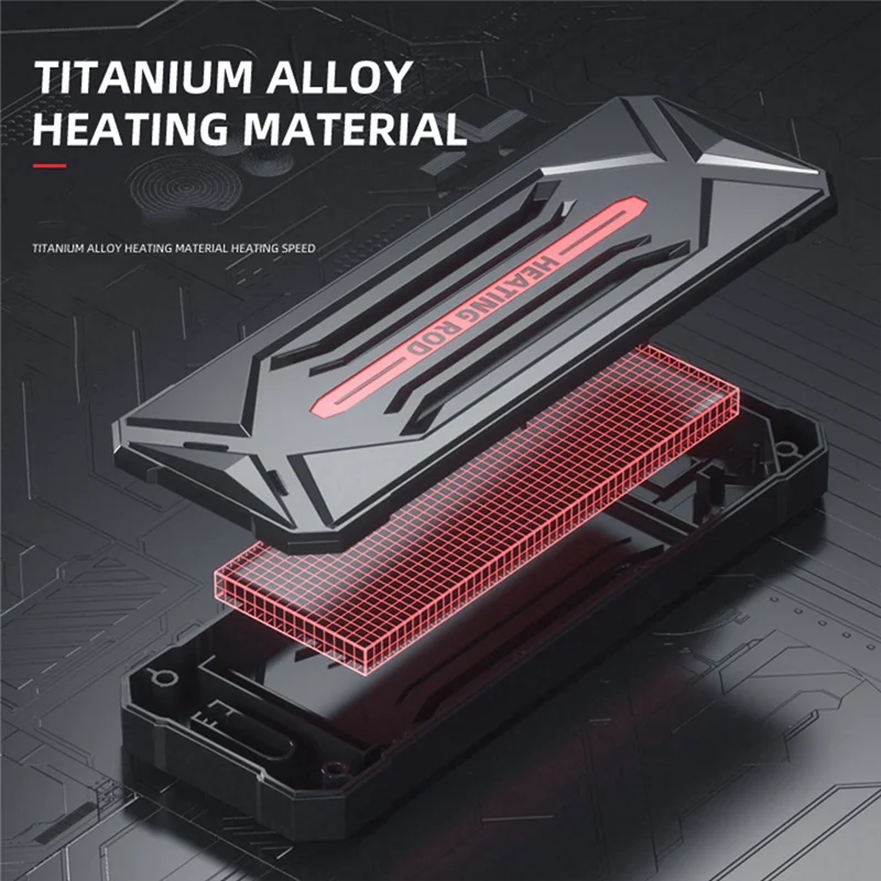 AT13 Aquarium Heater With Digital Display-High Power External Control,Automatic Thermostat,Real-Time Power Monitoring US Plug