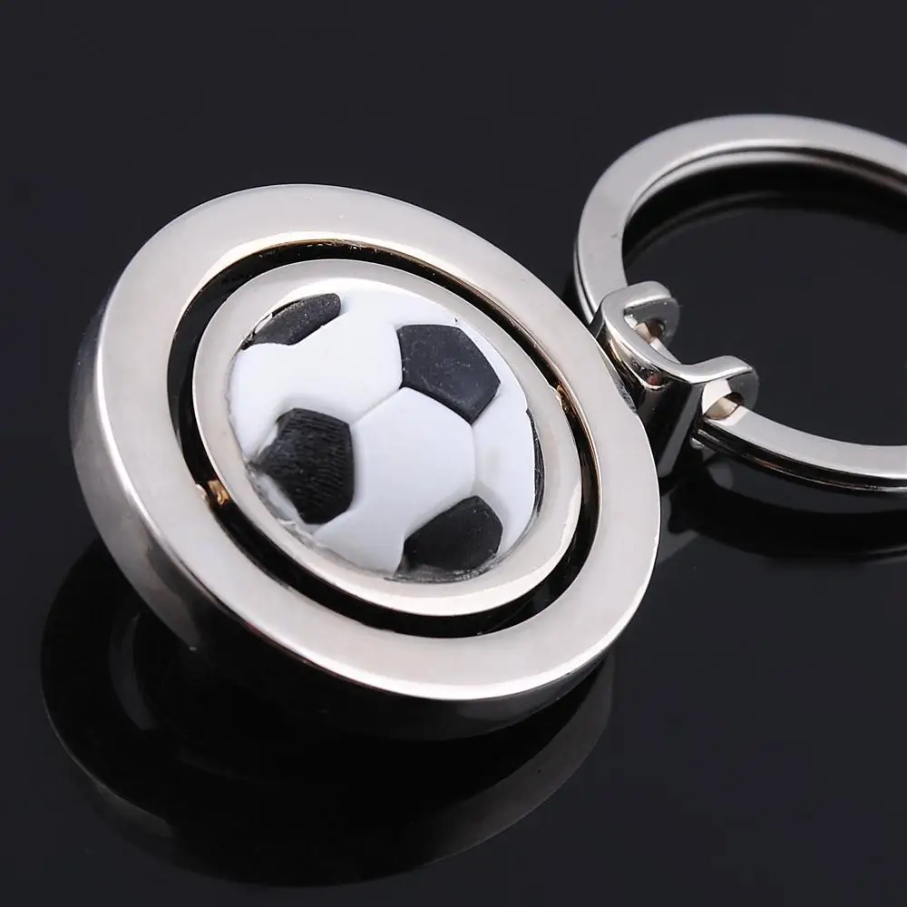 

Rotation Football metal Keychain golf basketball Car Key Chain Key Ring key pendant For Man Women Gift Jewelry