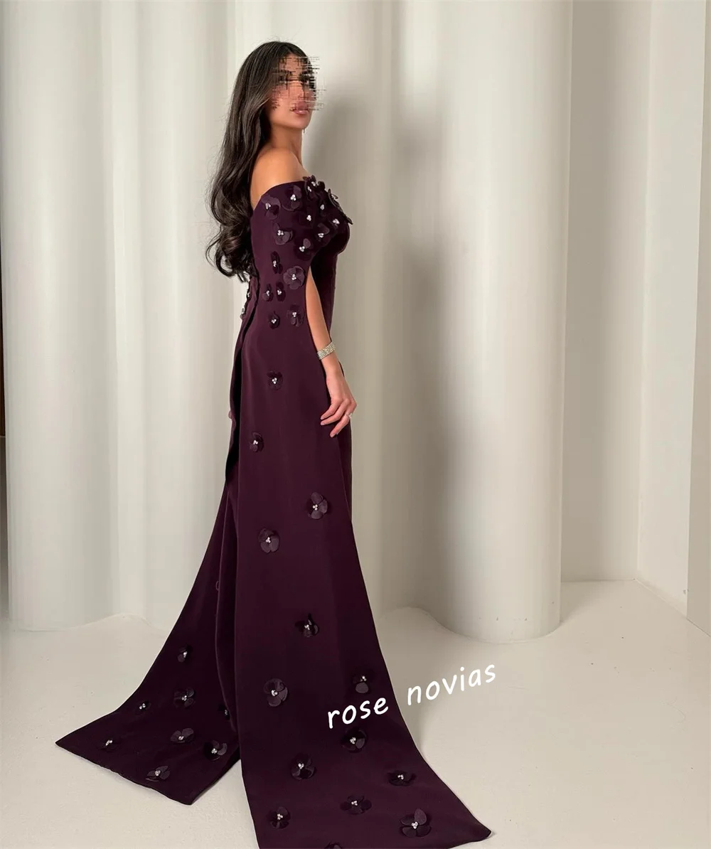 맞춤형 고품질 아플리케 오프숄더 롱 숄 사우디아라비아 정장 이브닝 드레스 맞춤형 파티 가운