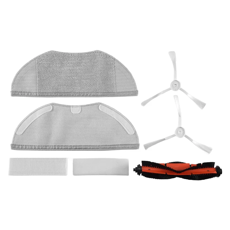 M04K основные щетки, боковая щетка, фильтры, тряпка для чистки, тряпки для швабры для Xiaomi Mijia G1, аксессуары для роботов-пылесосов