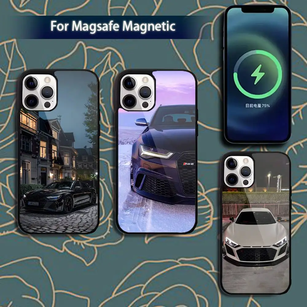 

Sports A-Au-di-s RS6 Car Phone Case For iPhone 17,16,15,14,13,12,11,Pro,Max,Plus,Mini,Magsafe,Magnetic Wireless Charging Case