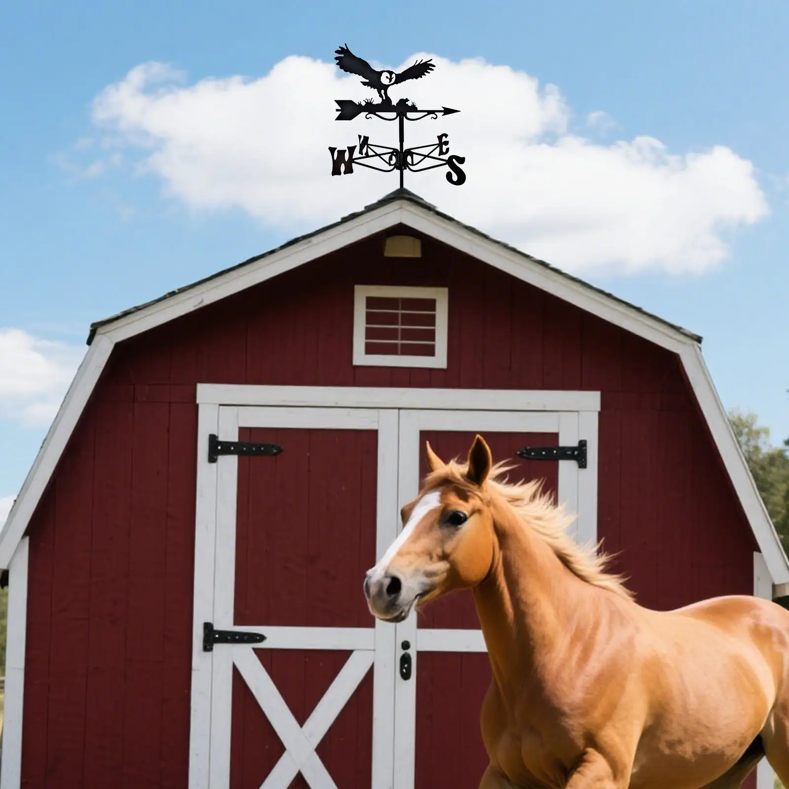 

Weather Vanes for Yard Decorative Garden Wind Vanes Ornament Exquisite Stake Weathervane Fun Farmhouse Decor for Farm Driveway