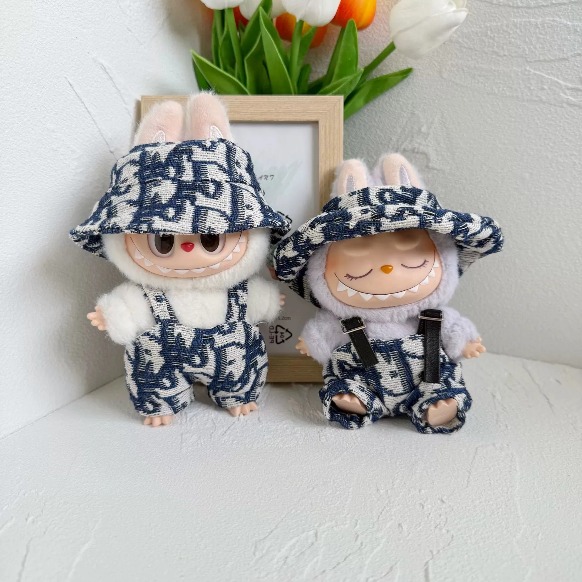 

17cm Mini Plush Doll'S Clothes Outfit Accessories For Korea Kpop Exo Labubu Idol Strap skirt Clothing Gift