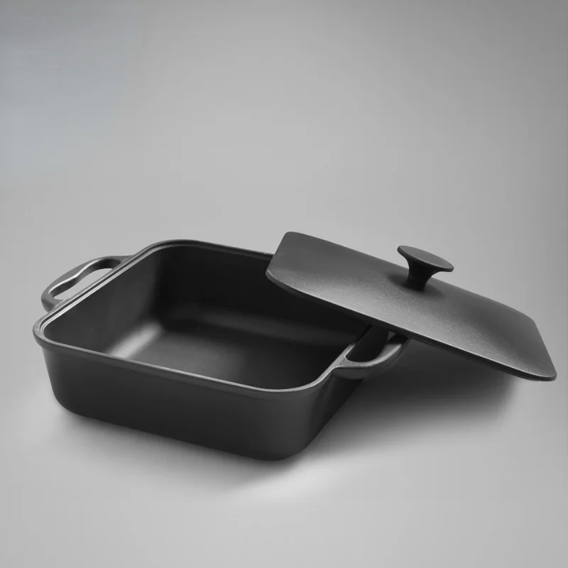 25Cm Matte Black Sq… - image