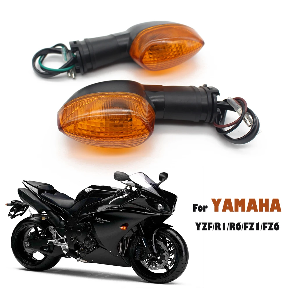 Motorcycle 2 Wires Turn Signal Light Indicator Lamp For Yamaha YZf R1 R125 R25 R3 Fz 6n Xj6 TDM900 TDM 900A Front Blinker Blub