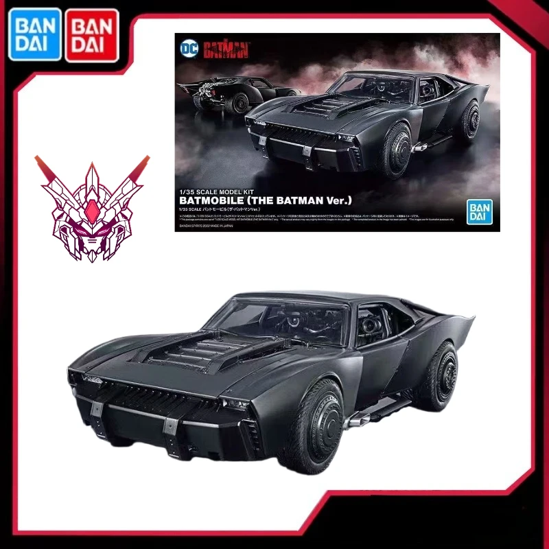 

In Stock Bandai Original 1/35 Batmobile Assemble Model Collect Holiday Gifts Hot Toys Ornaments Movable Mecha Action Figures