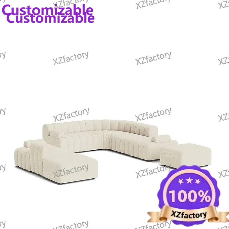 Factory Direct 2026 Top Rated Nordic medieval module sofa Italian minimalist Internet celebrity piano key sofa
