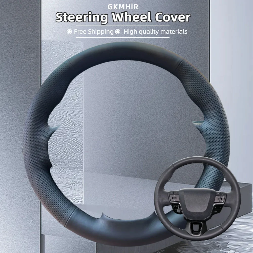 

Чехол на руль автомобиля по индивидуальному заказу, аксессуары, ручное шитье из микрофибры для Toyota 9th Camry, интерьер 2024 2025