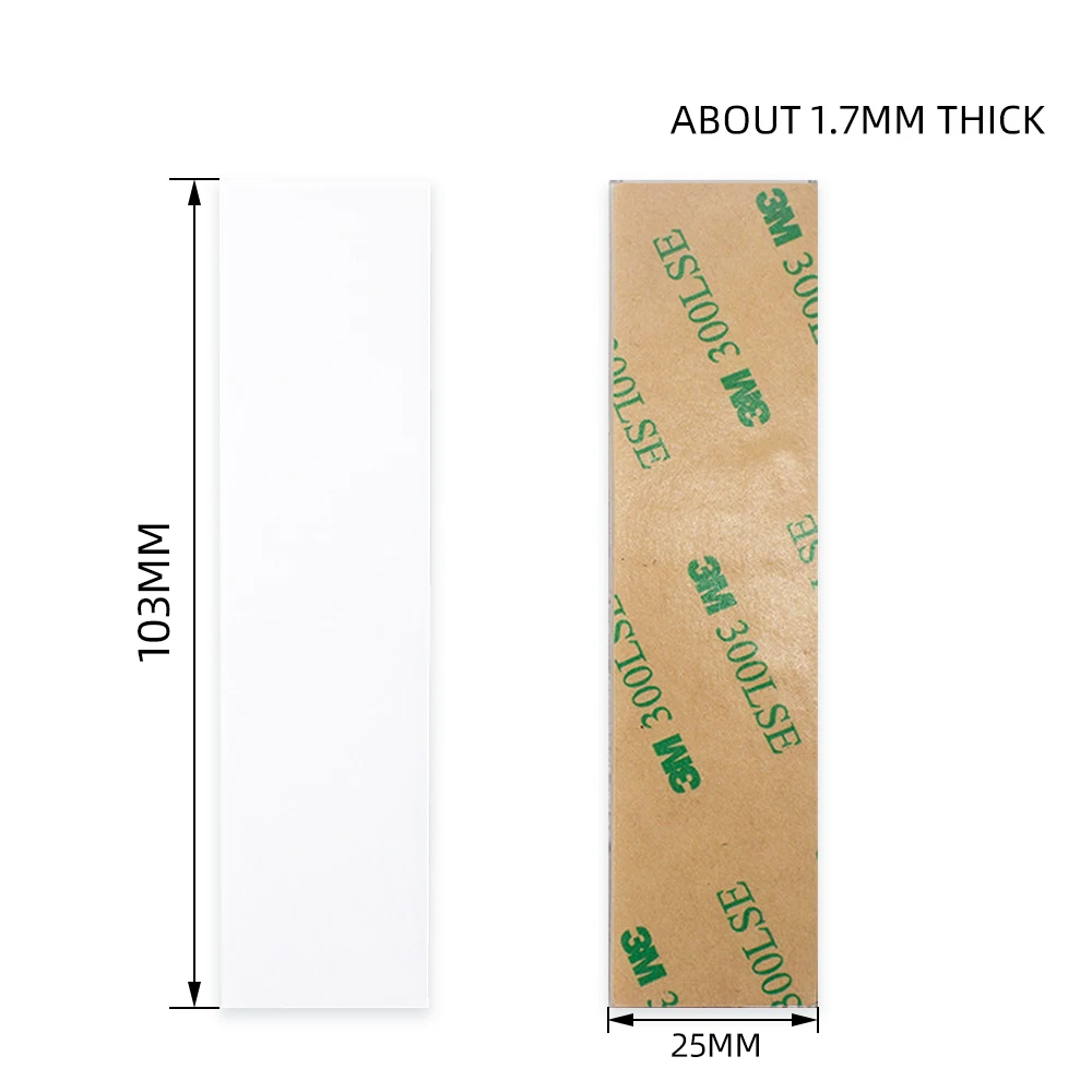 1.7mm Thick 10PCS/lot Long Range RFID UHF Tag Sticker Wet Inlay 860-960mhz Alien U7 EPC Global Gen2 with back glue