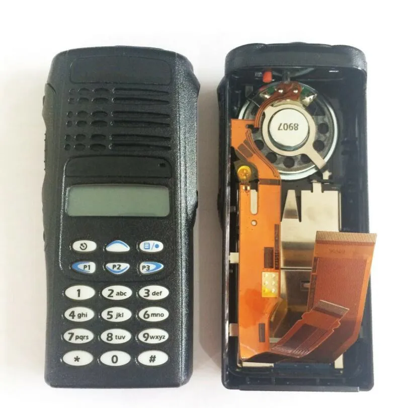 Walkie Talkies Colorful Full-keypad Replacement Housing Case Cover Kit With Speaker & LCD For HT1250 GP338 Two-Way Radio