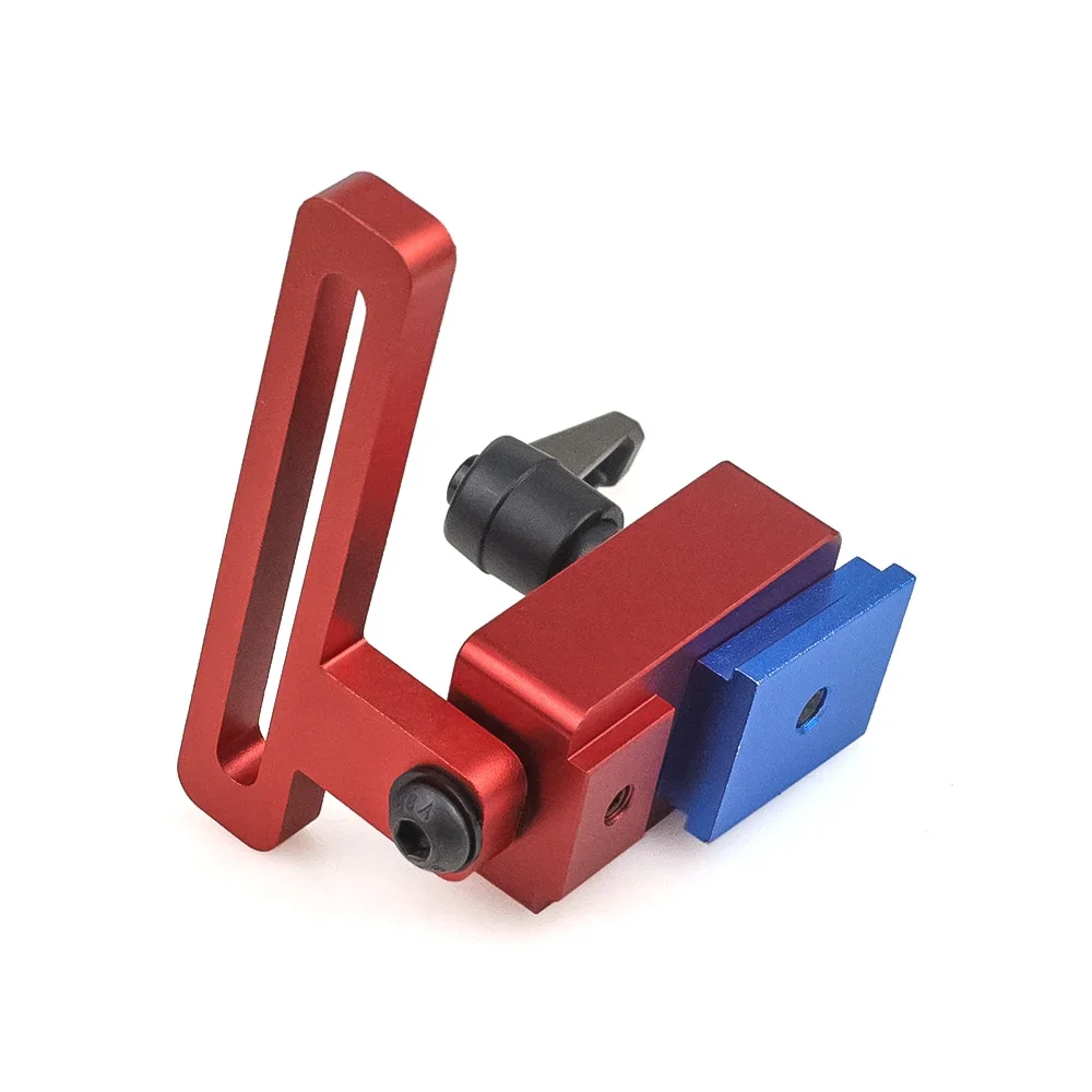 30 40 Type T-Track Sliding Chute Backer Miter Stop Hold Down Clamp Woodworking T Slot Stopper Gauge Fence Chute Limiter