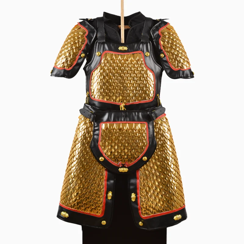 

Ancient Chinese Generals Soldier Armor Slim Split Costume Armour Dragon Scales Men Women Hanfu Cosplay Accessories Dragonscale