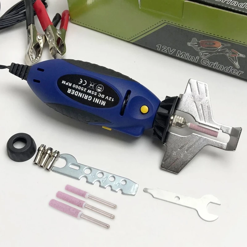 DC 12V Volt Alat Pengasah Gergaji Rantai Penggiling Listrik File Pro