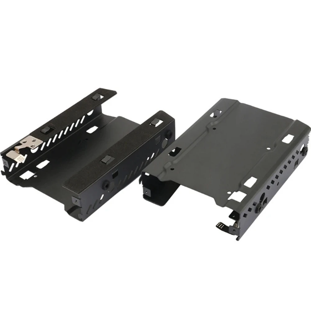 2 Pack Stackable 3.5 / 2.5 Inch Duo Cases HDD Hard Drive Mounting Bracket Adapter