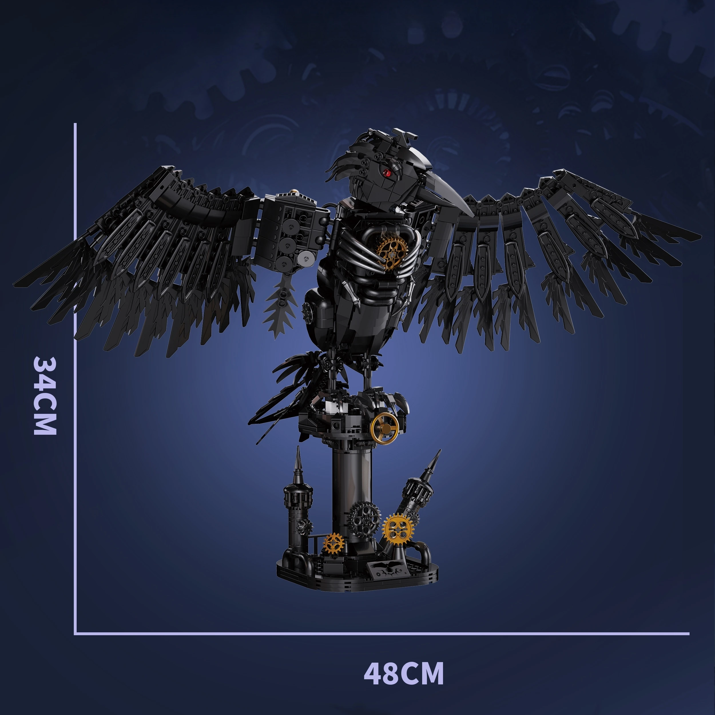 1018 STKS 2025 Nieuwe MOC Technische Mechanische Kraai Bouwstenen Bricks Assembleren Model DIY Speelgoed voor Kinderen Verjaardagscadeau