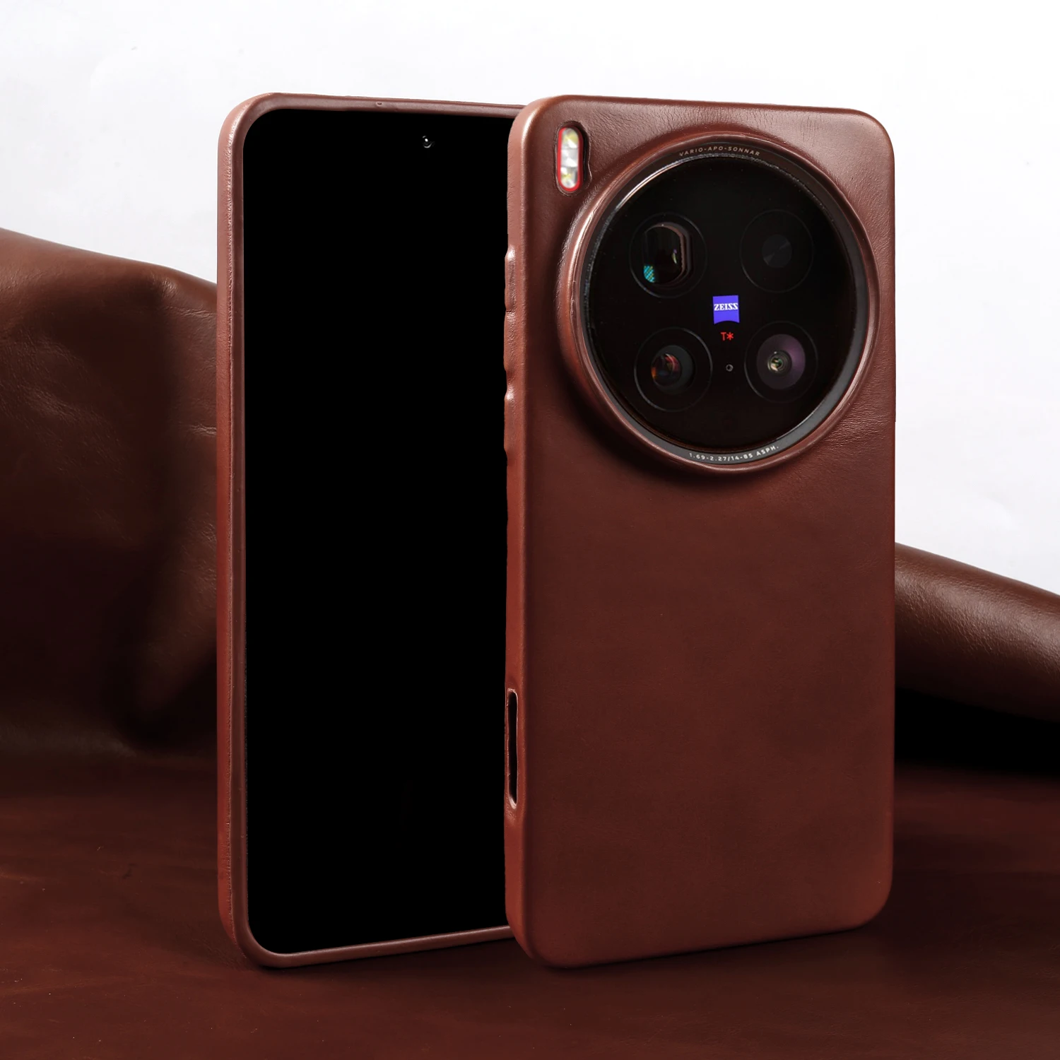 

Premium Oil Wax Genuine Leather Case For Vivo X200 Pro Mini X300 Pro X100 Ultra V50 Lite X80 X90 Pro Plus Back Cover Phone Case