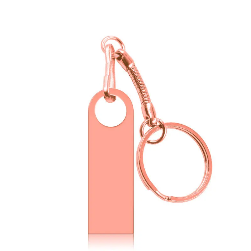 Waterproof usb flash drive pen drive 8GB 16GB 32GB 4GB 64GB 128GB Metal pendrive Card Memory Stick Drives u disk with key ring view 4