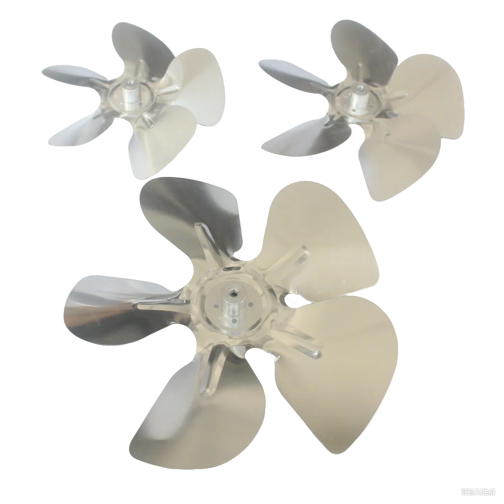 

aluminum vane fan blade out diameter 250mm height 42mm impeller for big Freezer