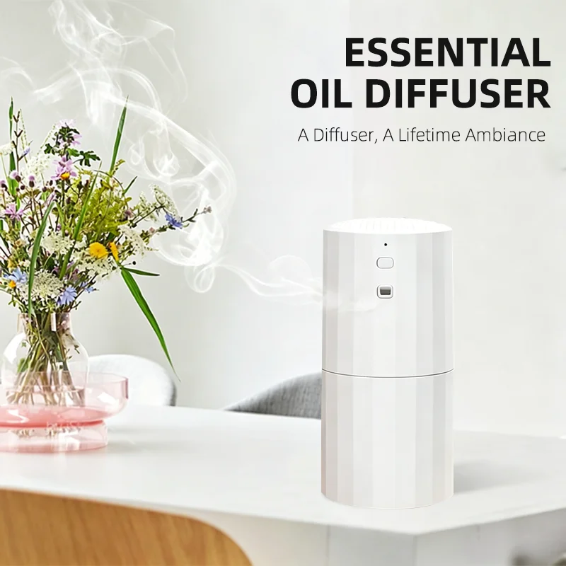 

Wall Plug in Scent Machine Waterless Essential Oil Diffuser Smart App Control Aromatherapy Nebulizer for Bathroom Office 250m³