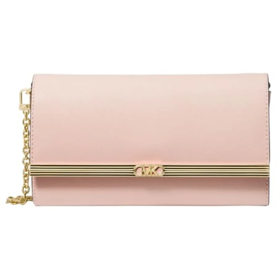 Mona Large Clutch for evening events, vegan leather, black, sleek minimalist design with secure magnetic closure