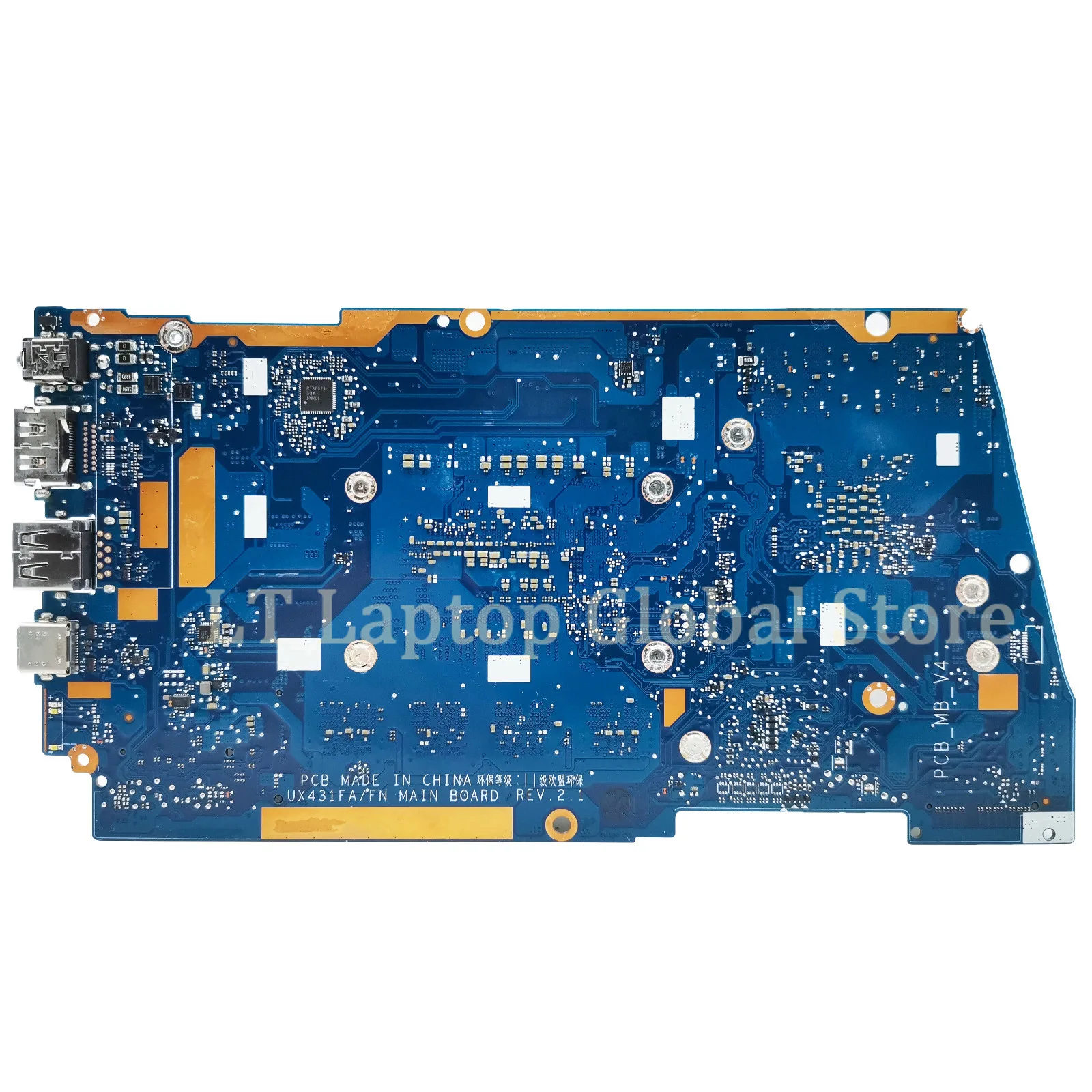 Imagem -03 - Placa-mãe Ux431fn para Laptop Asus Ux431fl Ux431flc X431fn Rx431fn Bx431fn Placa-mãe i3 i5 i7 8th Gen 4g 8g 16gb Ram Ddr4