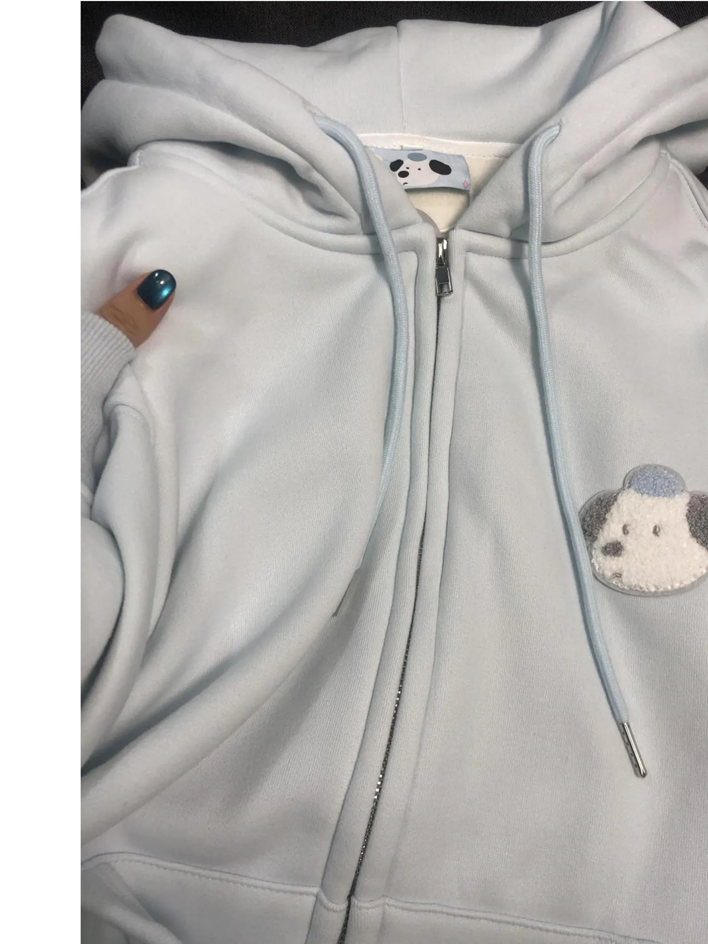 

Милый женский кардиган-худи с вышивкой в корейском стиле, свободного кроя, осенне-зимний, новый, универсальный, для повседневной носки