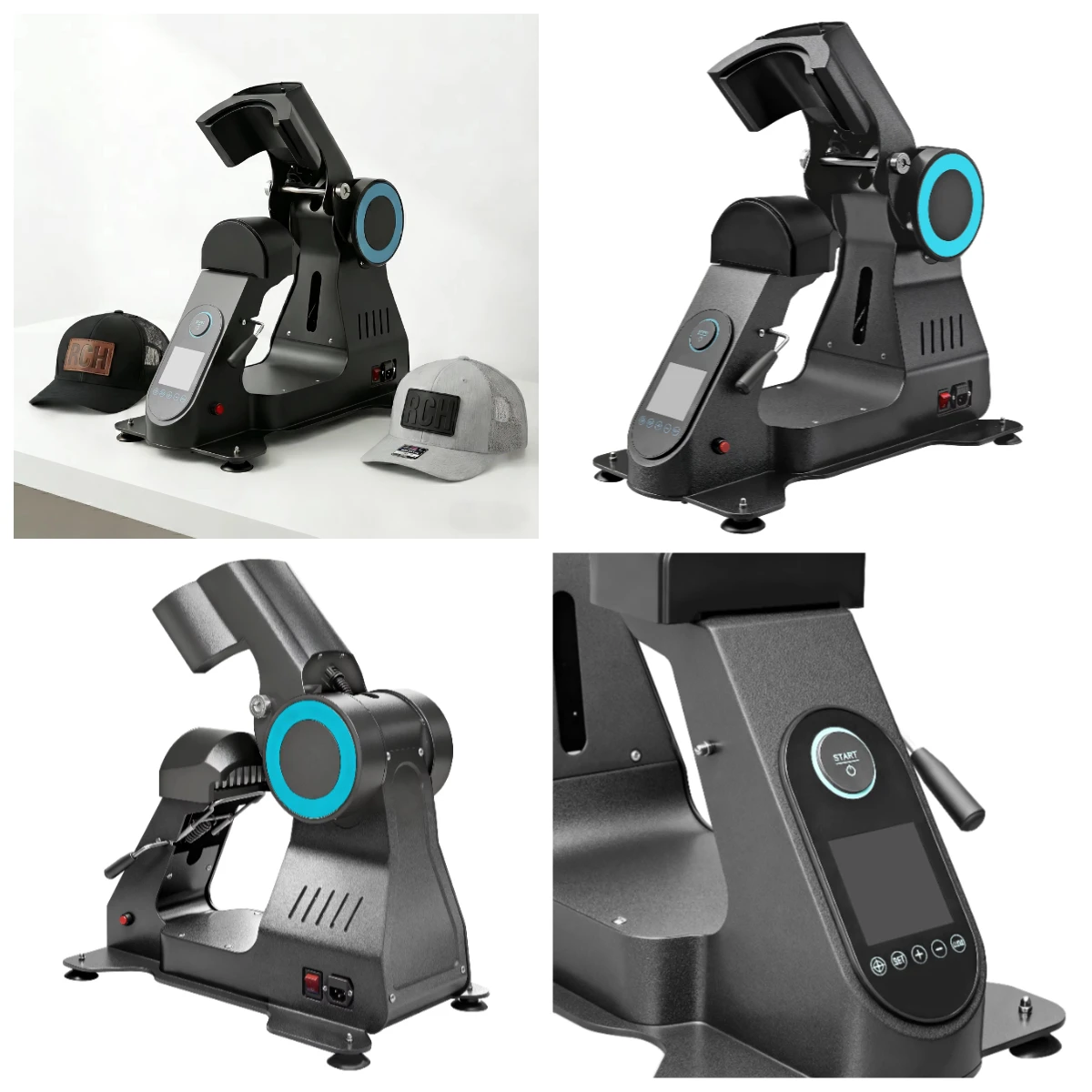 

Электрический пресс для кепок WJW All-in-One, не требующий воздушного компрессора, с двойным нагревом, автоматическая машина для печати на кепках CP2815-4